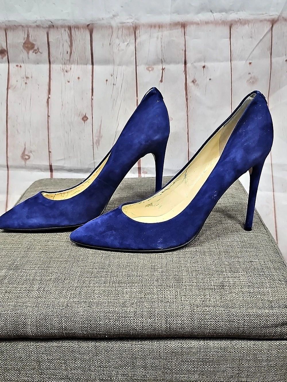 Ivanka Trump Blue Pointed-Toe Heels